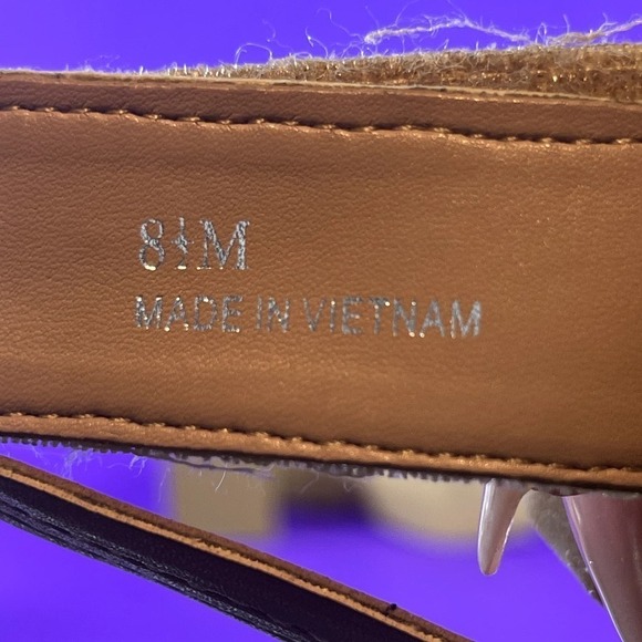 Linea Paolo Women's Beige Emmie Ankle Strap Block Heel Sandal Shoe Size 8.5 NWOB - Picture 9 of 9